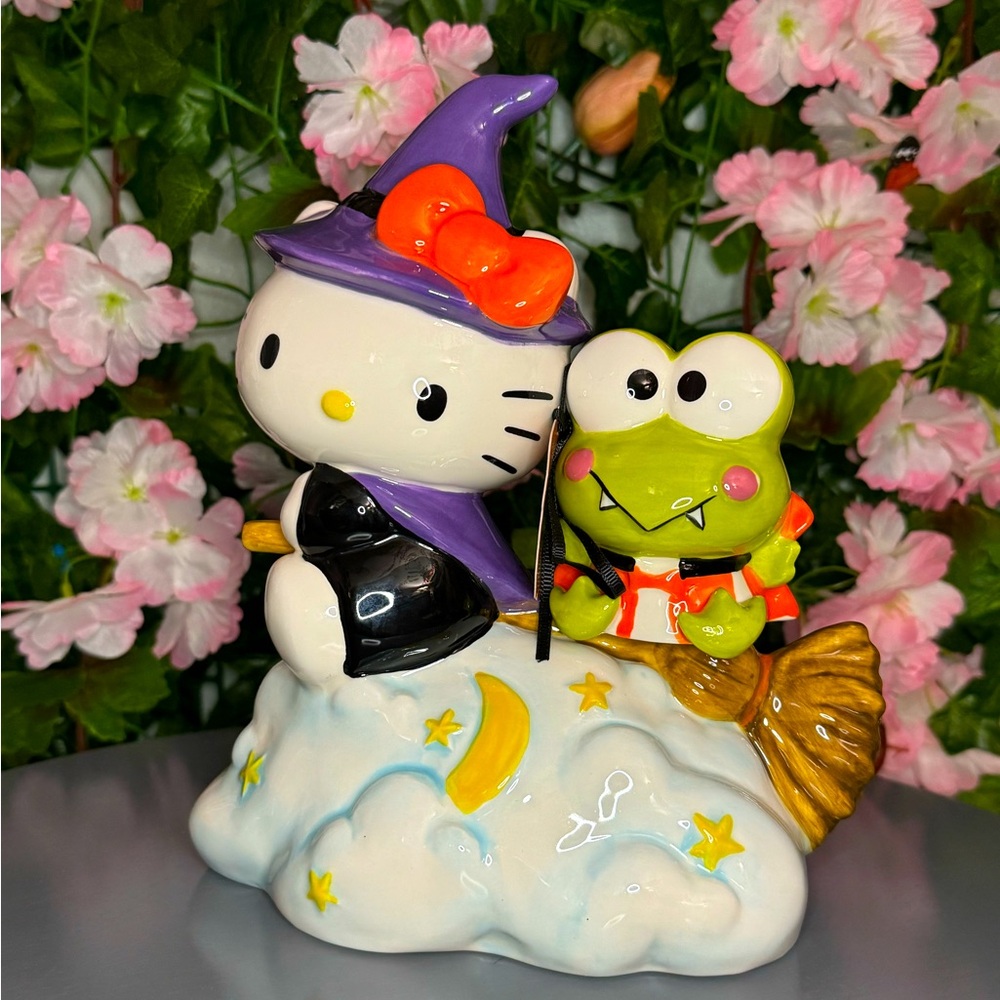 Hello Kitty & Kerropi On Broom